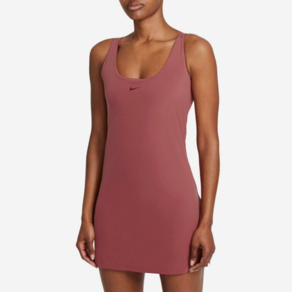 Nike Womens Bliss Luxe Training Dress Canyon Rust